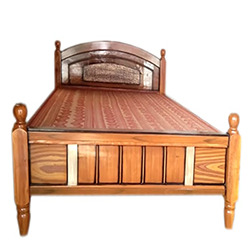 Double Cot Classic Look Wooden Cot 75*48 